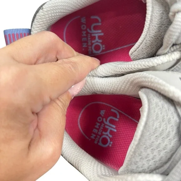 Ryka Glide Sneakers Women's Grey Max Cushion Running Comfort Classic Shoes 9.5 - Picture 8 of 10